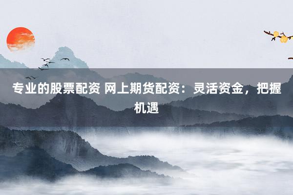 专业的股票配资 网上期货配资：灵活资金，把握机遇